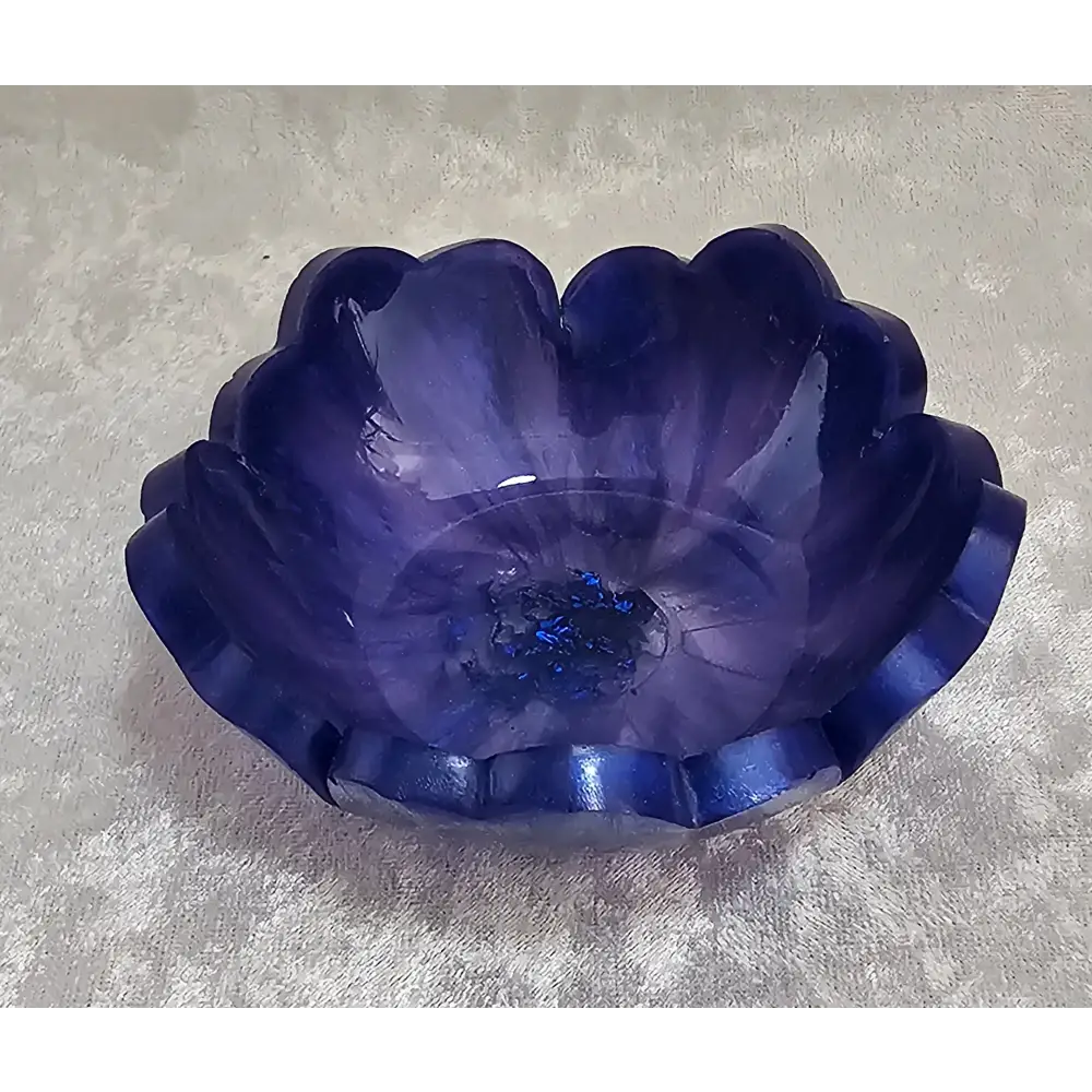 Beautiful Small Resin Bowl - Purple