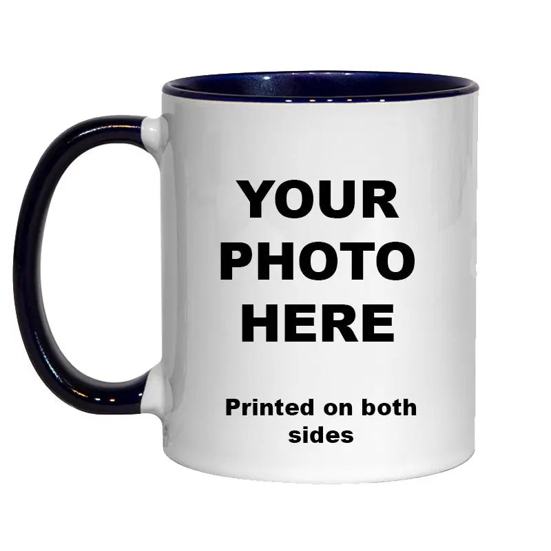 Personalised Photo Mug - Blue