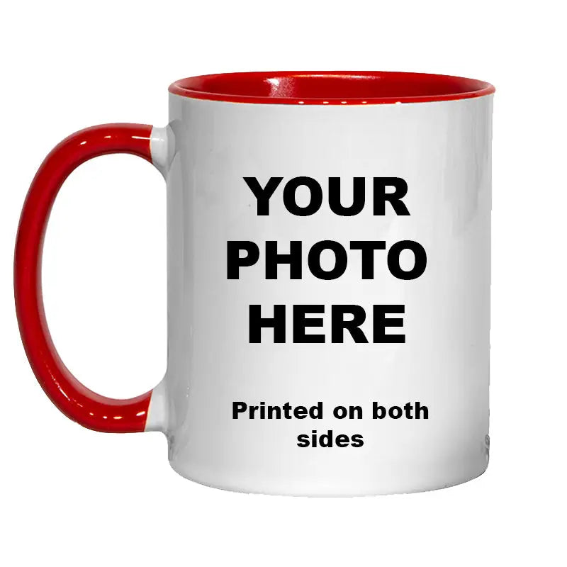 Personalised Photo Mug - Red
