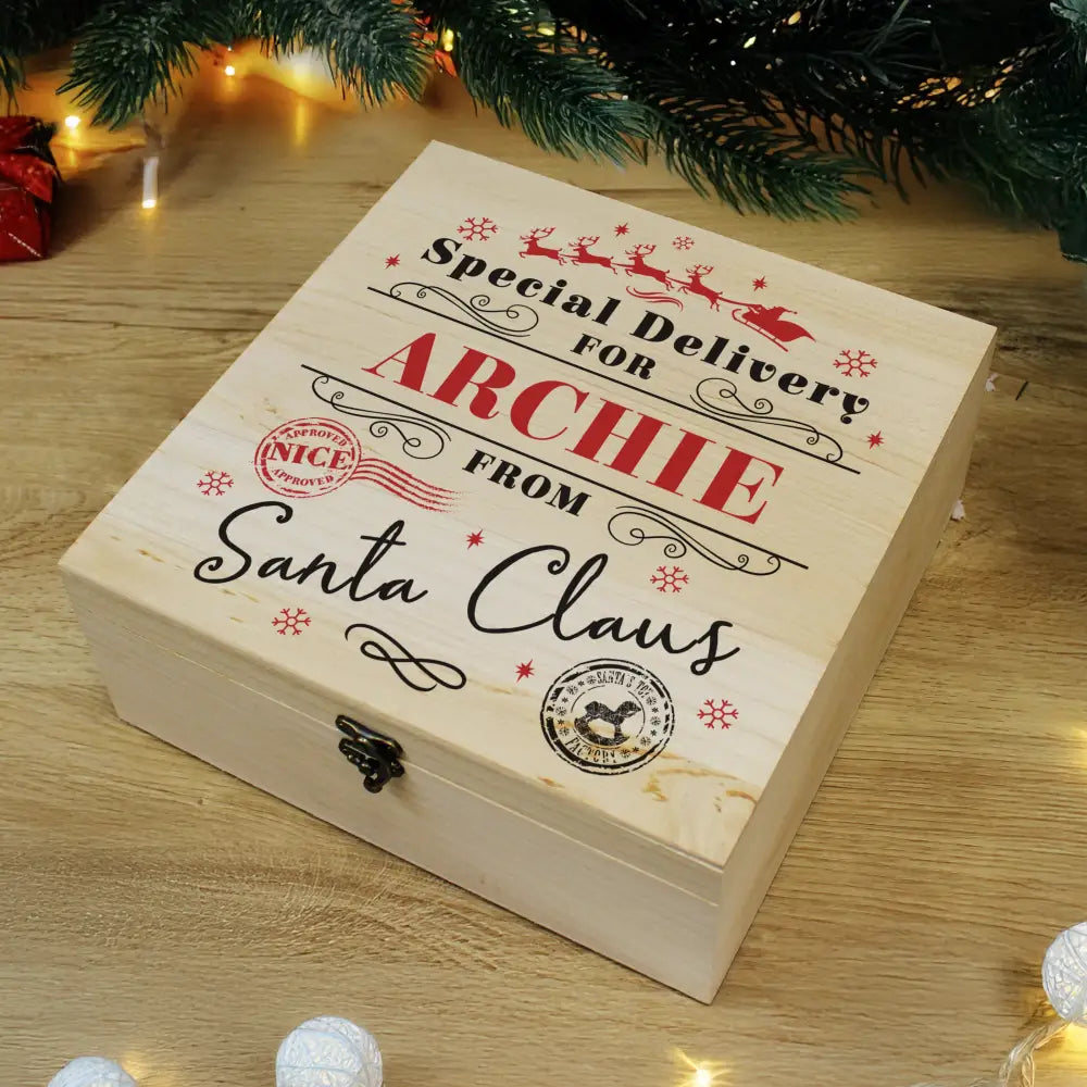 Personalised Special Delivery Christmas Eve Box 1