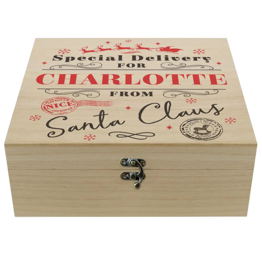 Personalised Special Delivery Christmas Eve Box 5