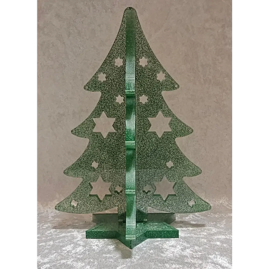 Resin 3D Christmas Tree - Green