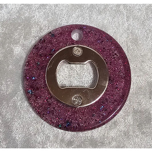 Resin Bottle Opener 2 - Purple