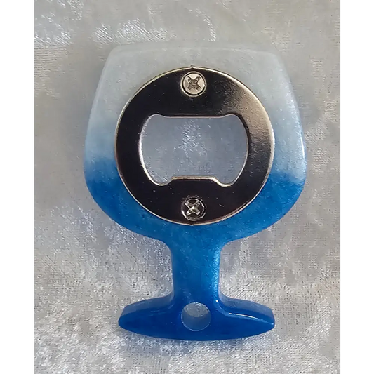 Resin Bottle Opener - Blue