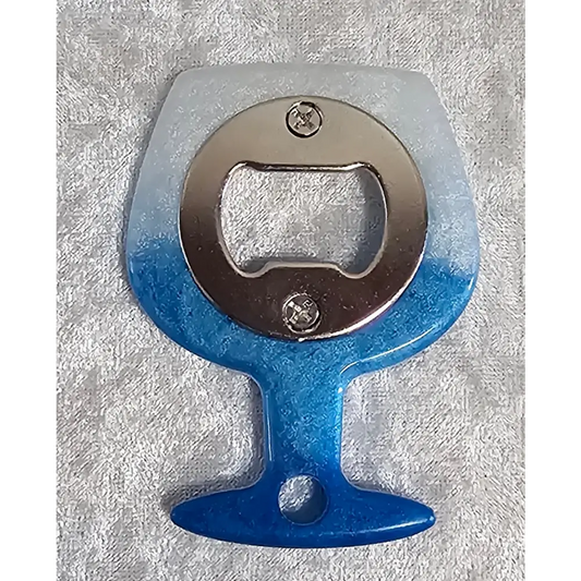 Resin Bottle Opener - Blue