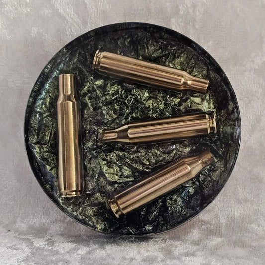 Resin Coaster With Empty Rifle Brass