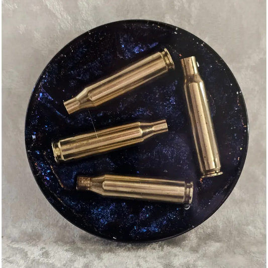 Resin Coaster With Empty Rifle Brass