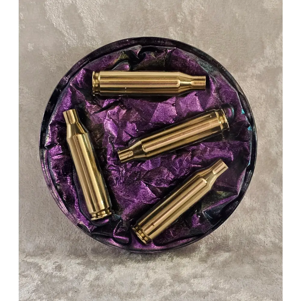 Resin Coaster With Empty Rifle Brass