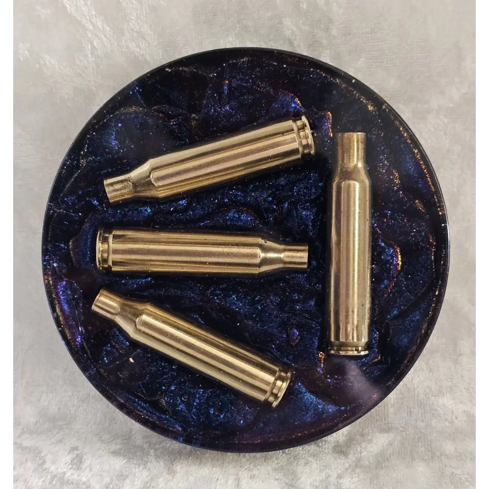 Resin Coaster With Empty Rifle Brass