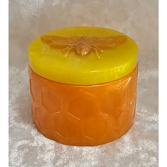 Resin Honey Pot 3 - Yellow and Orange