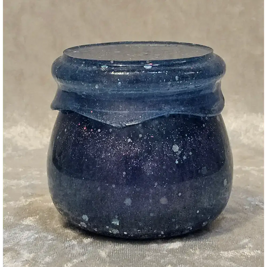Resin Jar With Screw On Lid Decorative Storage Pudding Pot Container