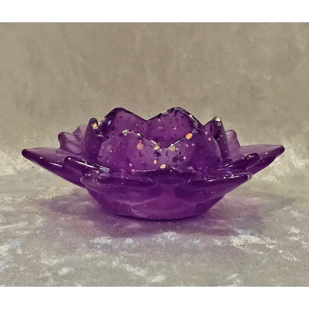 Resin Lotus Flower Candle Holder 4