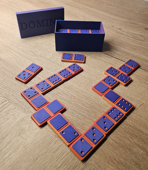 Dominoes Set and Box of 28 | 3D Printed Dominoes Game2