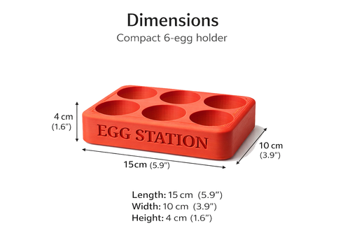 Egg Station Dimensions