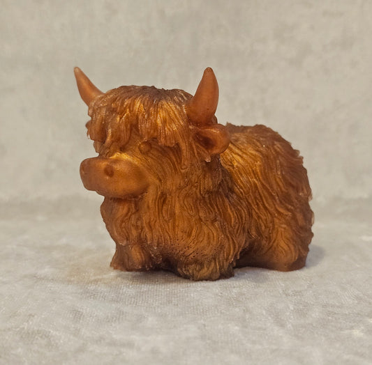 Handcrafted Epoxy Resin Highland Cow
