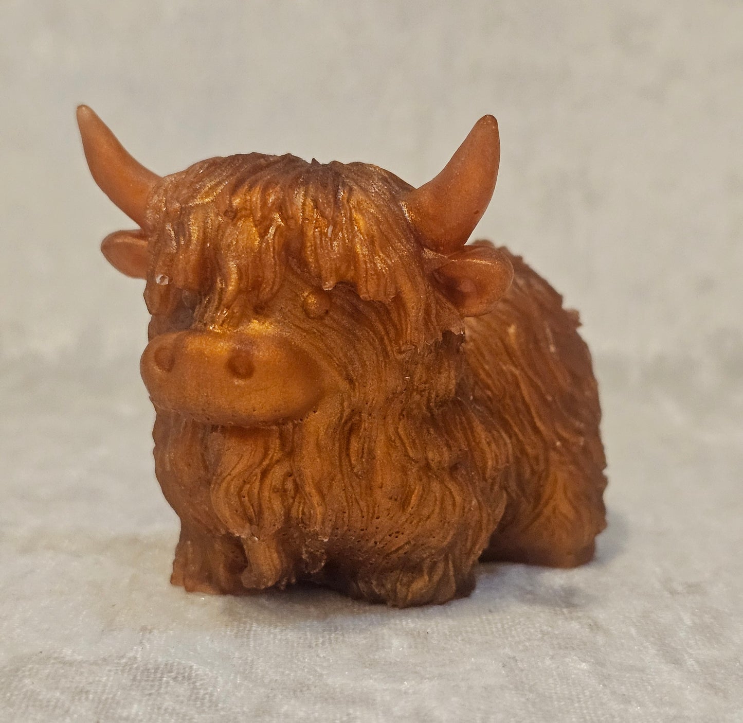 Handcrafted Epoxy Resin Highland Cow 3