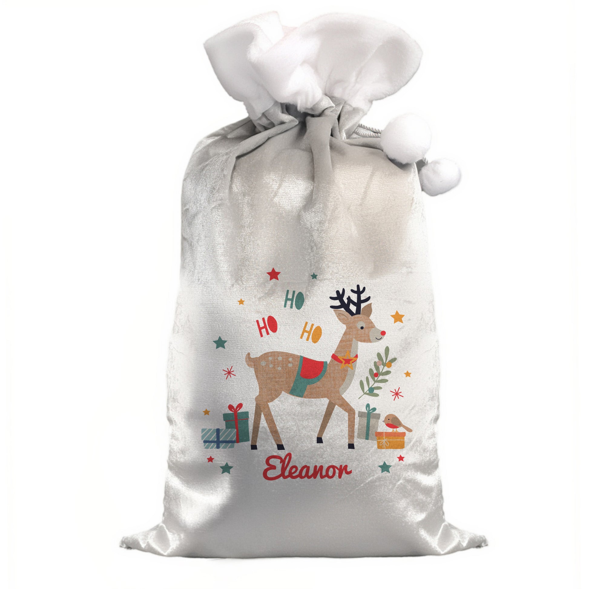 P0810B25_3_Personalised Reindeer Christmas Sack