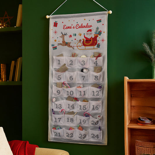 Personalised Santa Sleigh Advent Calendar 1