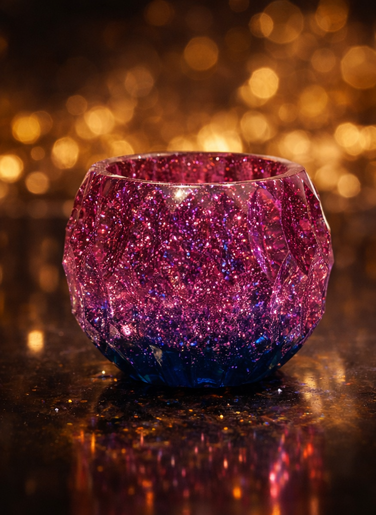 Resin Spherical Tea Light Candle Holder