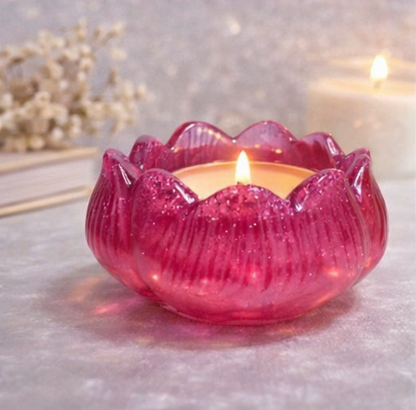Resin Lotus Candle Holder  2