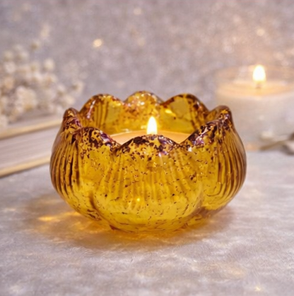 Resin Lotus Candle Holder 3