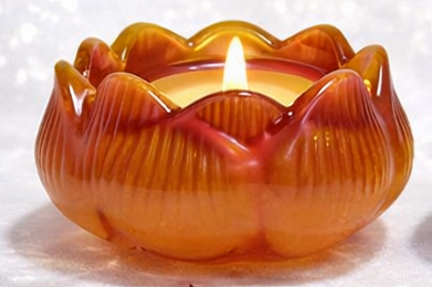 Resin Lotus Candle Holder  7