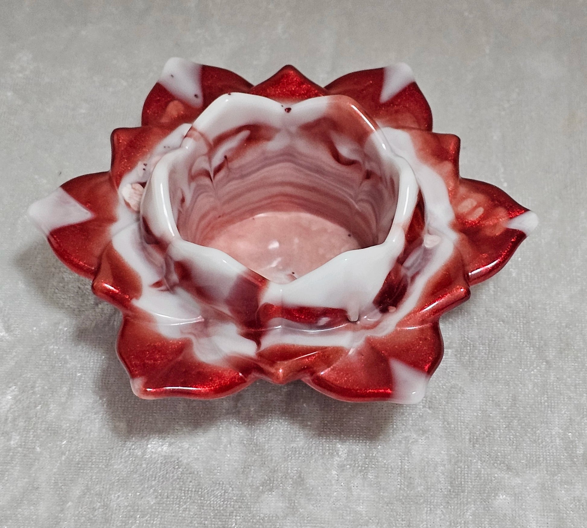 Resin Lotus Flower Candle Holder 11