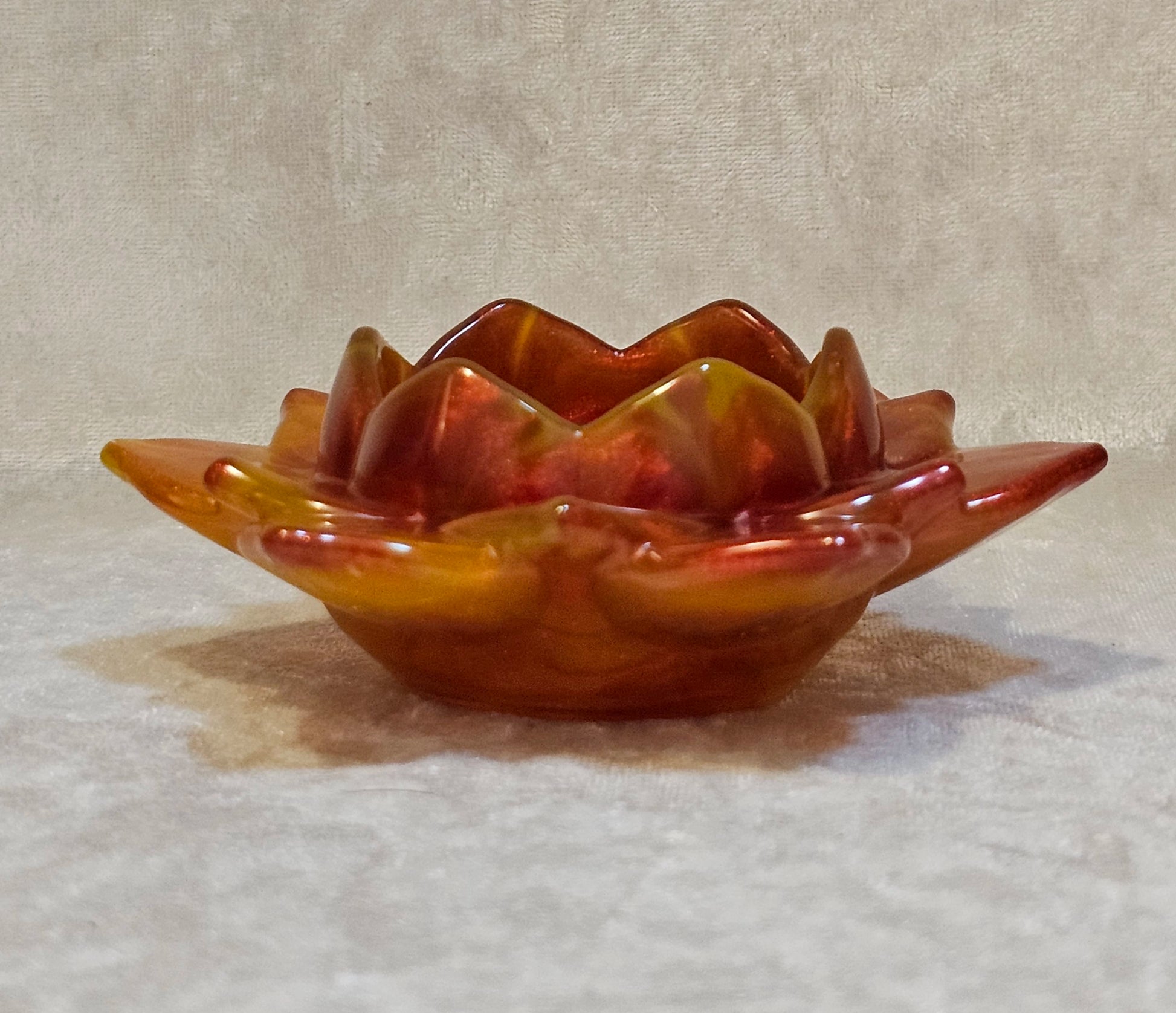 Resin Lotus Flower Candle Holder 12