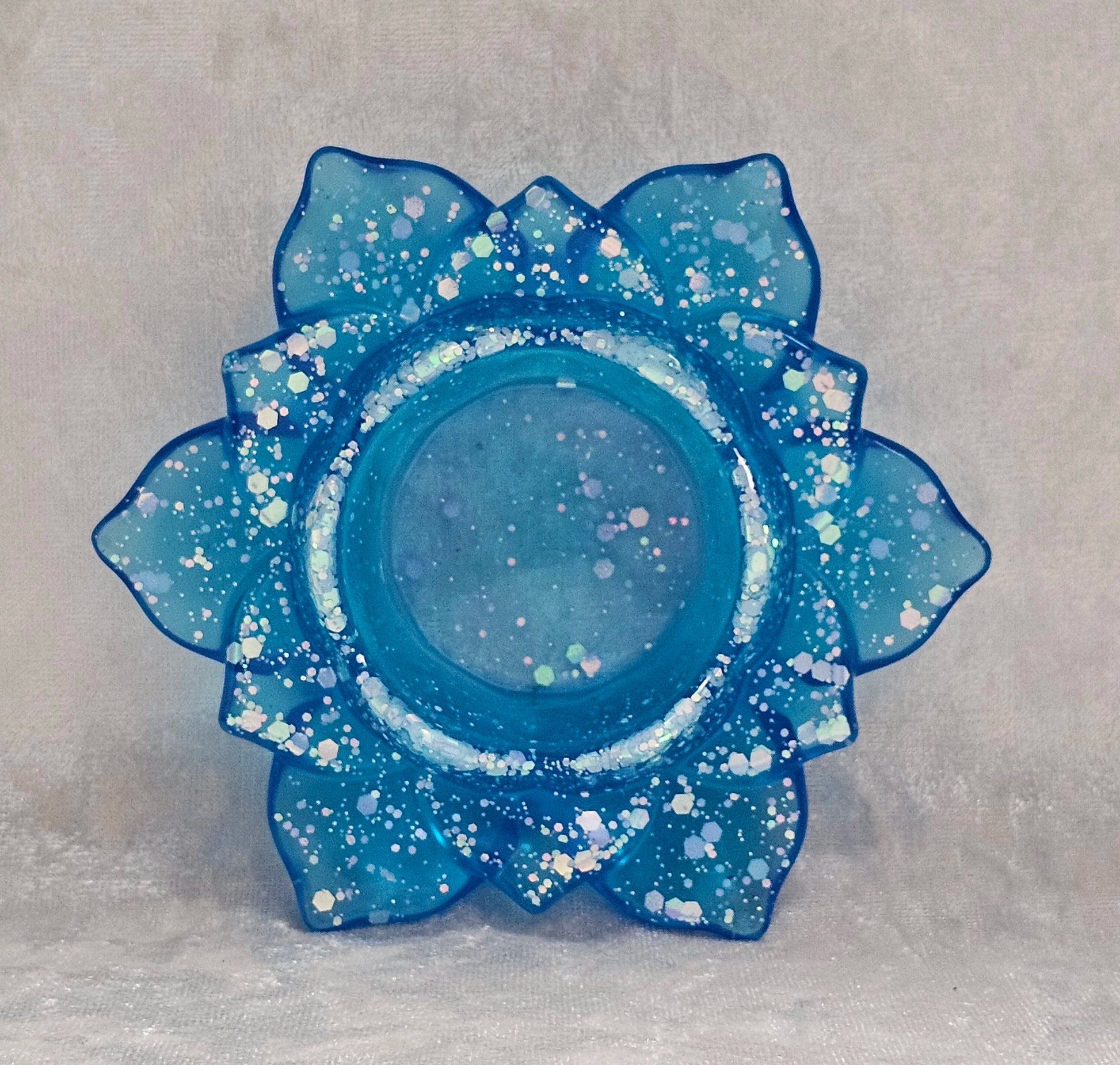Resin Lotus Flower Candle Holder 7