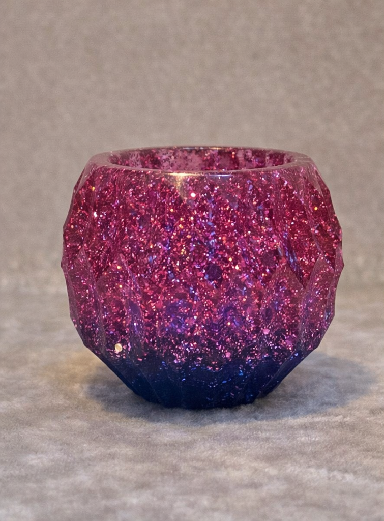 Resin Spherical Tea Light Candle Holder