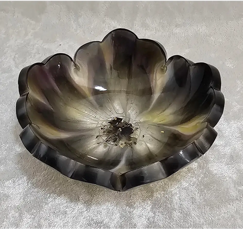 Beautiful Small Resin Bowl - Black