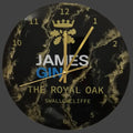 handcrafted epoxy resin wall clock