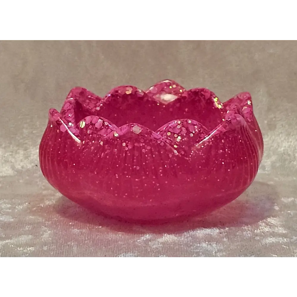 Lotus Flower Shaped Candle Holder Glow In The Dark