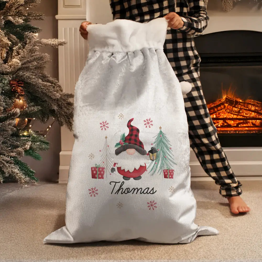 Personalised Gonk Christmas Sack 3