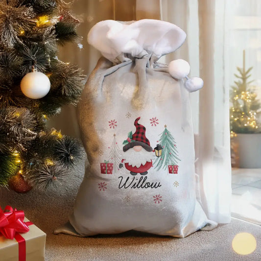 Personalised Gonk Christmas Sack 1