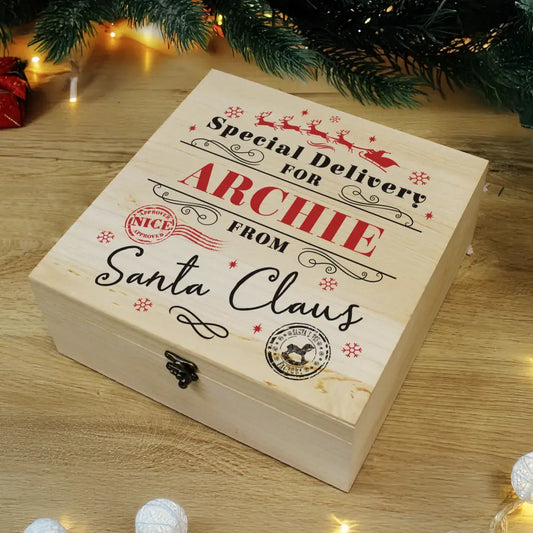 Personalised Special Delivery Christmas Eve Box 1
