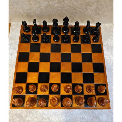 Resin Chess Board and Pieces 2