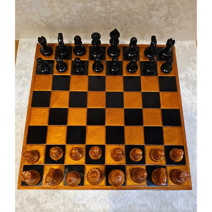 Resin Chess Board and Pieces 2