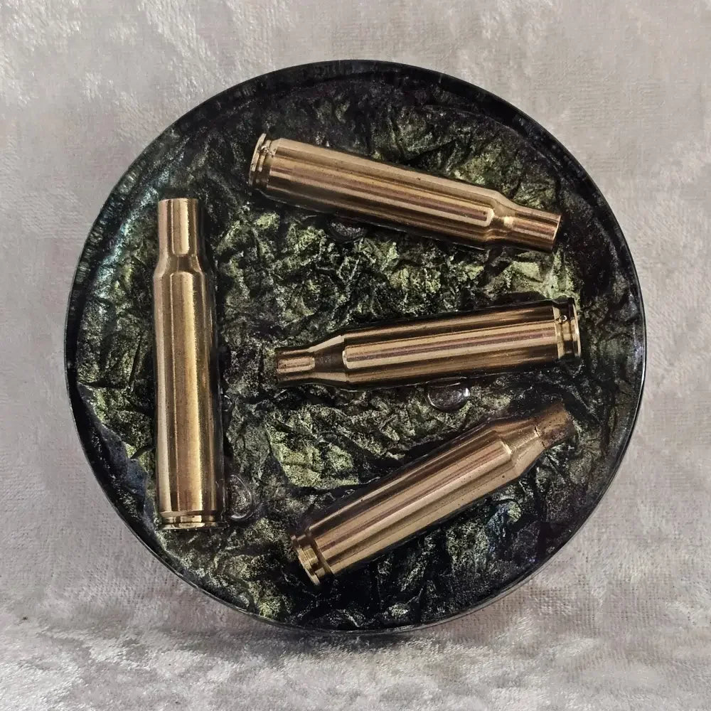 Resin Coaster With Empty Rifle Brass