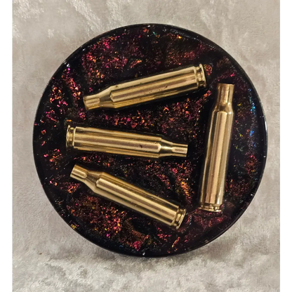 Resin Coaster With Empty Rifle Brass