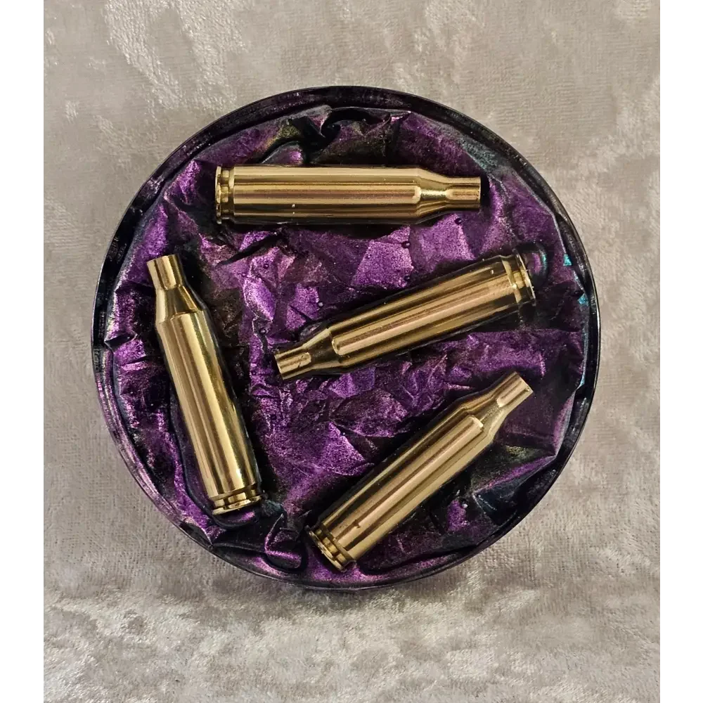 Resin Coaster With Empty Rifle Brass