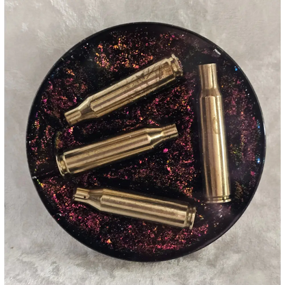 Resin Coaster With Empty Rifle Brass
