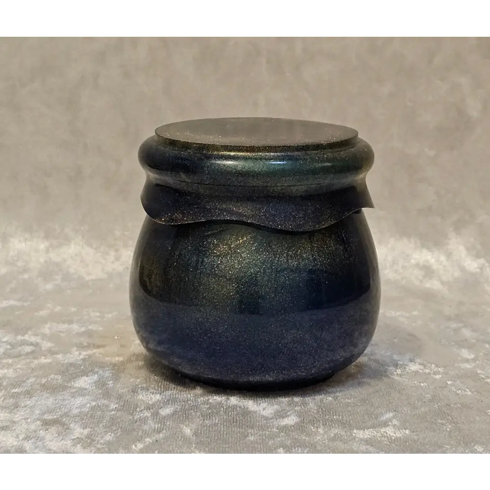 Resin Jar With Screw On Lid Decorative Storage Pot Container 2