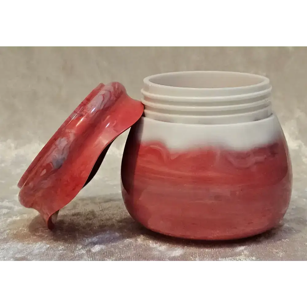 Resin Jar With Screw On Lid Decorative Storage Pudding Pot Container  10