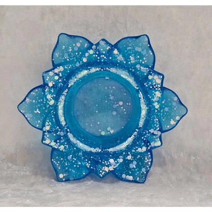 Resin Lotus Flower Candle Holder 7