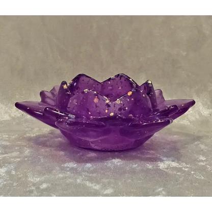 Resin Lotus Flower Candle Holder 4