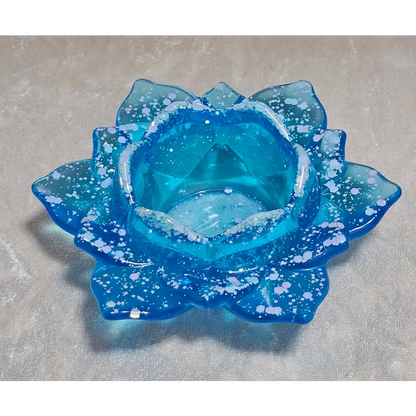 Resin Lotus Flower Candle Holder 9