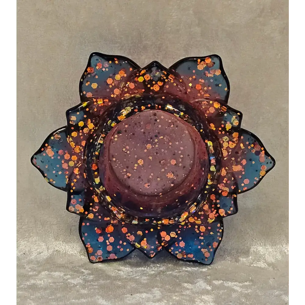 Resin Lotus Flower Candle Holder 5
