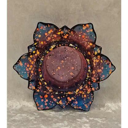 Resin Lotus Flower Candle Holder 5