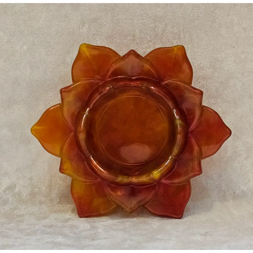 Resin Lotus Flower Candle Holder 14